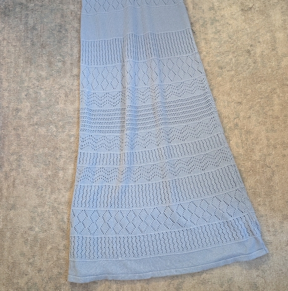 Runaway The Label Sky Blue Sonoma Maxi Knit Dress - Picture 7 of 15